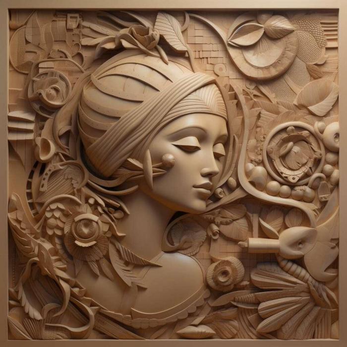 نموذج ثلاثي الأبعاد لآلة CNC 3D Art 